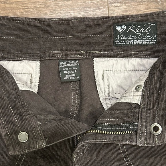 Kuhl Corduroy Cords Pants Women’s 8 Regular Granite Gray cute pockets & details - Picture 2 of 5